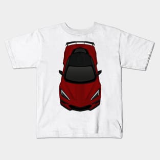 C8 Dark-red Kids T-Shirt